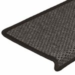 vidaXL Tapis d'escalier autocollants 30 Pièces 65x21x4 cm anthracite