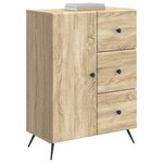 vidaXL Buffet Chêne Sonoma 66 x 34 5 x 90 cm Bois d'ingénierie