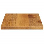 vidaXL Dessus de table 40x20x2 5 cm rectangulaire bois massif manguier