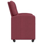 vidaXL Chaises de salle à manger 2 Pièces Rouge bordeaux 57 x 67 x 95 cm