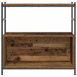 vidaXL Étagère Chêne fumé 80 x 30 x 78.5 cm Bois d'ingénierie