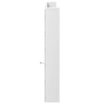 vidaXL Armoire tête de lit avec LED blanc 220x16 5x103 5 cm