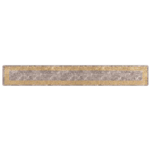 vidaXL Coureur de Tapis MARSA Gris 50 x 350 cm Polyester et PVC