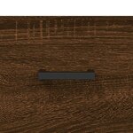vidaXL Table basse chêne marron 90x50x40 cm bois d'ingénierie