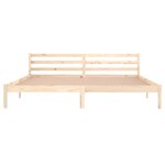 vidaXL Cadre de lit sans matelas bois massif de pin 200x200 cm