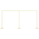 vidaXL Arche de mariage Doré 657 x 35 x 300 cm Acier