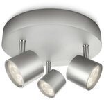 Philips - spot à led star l20 cm - gris