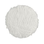 FLOKATI DELUXE Tapis de salon ou chambre - Peau de mouton synthétique - Ø 70 cm - Blanc acrylique