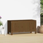 vidaXL Boîte de rangement de jardin Marron miel 108x42 5x54cm Bois pin
