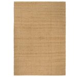 vidaXL Tapis rectangulaire Naturel 160x230 cm Jute