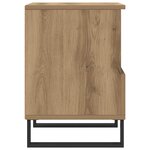 vidaXL Table de chevet chêne artisanal 40x35x50 cm bois d’ingénierie