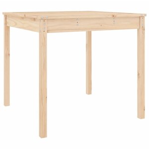 vidaXL Table de jardin 82 5x82 5x76 cm bois massif de pin