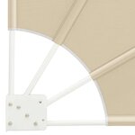 vidaXL Écran de confidentialité pour balcon Beige 115 x 115 cm tissu