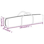 vidaXL Tente de réception pliable avec parois Blanc 2x2 m