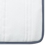 vidaXL Matelas de sommier à lattes 190x140x20 cm mi-doux tissu