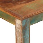vidaXL Table de salle à manger 110x55x76cm Bois massif de récupération