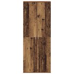 vidaXL Haut Armoire Bois ancien 70 x 33 5 x 180 cm Bois d'ingénierie