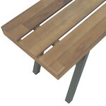 vidaXL Banc de jardin 120 cm Bois d'acacia solide