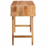 vidaXL Table de Toilette avec étagère Marron bois de manguier massif