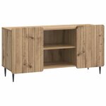 vidaXL Meuble TV 102 x 34 5 x 52 cm Chêne artisanal Bois d'ingénierie
