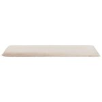 vidaXL Chaise longue pliable Tissu Oxford Blanc crème