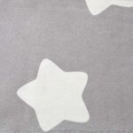 vidaXL Canapé pour enfants Gris clair avec étoiles Peluche douce