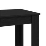 vidaXL Table de bar Chêne noir 51 x 50 x 103 5 cm Bois d'ingénierie