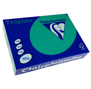 Ramette 500 Feuilles Papier 80g A4 210x297 mm vert sapi TROPHÉE