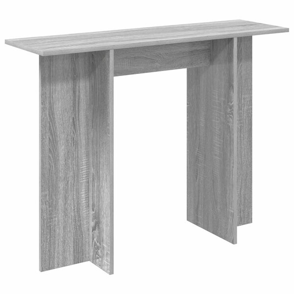 vidaXL Table console Sonoma gris 100 x 30 x 75 cm Bois d'ingénierie