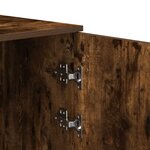 vidaXL Armoire de rangement chêne fumé 40x45x103 5cm bois d'ingénierie
