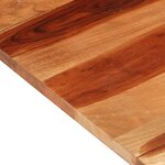 vidaXL Dessus de table 140x60x(2 5-2 7) cm Bois massif d'acacia
