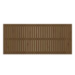 vidaXL Tête de lit murale Marron miel 204x3x90 cm Bois massif de pin