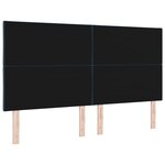 vidaXL Tête de Lit en Tissu Geometric Manuel Bleu foncé 180 cm tissu