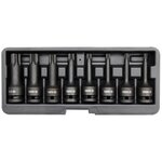 YATO Kit de douilles à impact torx 8 Pièces Noir YT-1065
