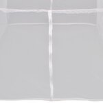 vidaXL Tente de camping 200x150x145 cm Fibre de verre Blanc
