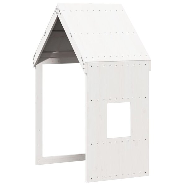 vidaXL Toit de lit pour enfants blanc 60x89x134 5cm bois de pin massif