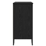 vidaXL Buffet Noir 78 x 35.5 x 74.5 cm Bois d'ingénierie