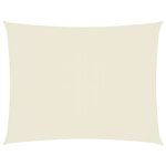 vidaXL Voile de parasol tissu oxford rectangulaire 2x3 5 m crème