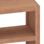 vidaXL Table d'appoint 45x30x60 cm Bois massif de teck