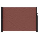 vidaXL Auvent latéral rétractable marron 140x500 cm