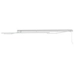 vidaXL Auvent Blanc 4 5 × 3 m Métal