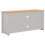 vidaXL Meuble TV Gris 120x39x58 cm