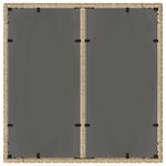 vidaXL Ensemble de salle à manger pour jardin 5 Pièces Beige Poly rotin