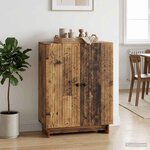 vidaXL Buffet Bois ancien 66 x 34 5 x 90 cm Bois d'ingénierie
