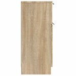 vidaXL Buffets 2 Pièces Chêne Sonoma 30x30x70 cm Bois d'ingénierie