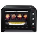 Moulinex yy2917fb optimo mini four 60l  7 modes de cuisson  2 200w  jusqu'à 240°  four convection  chaleur tournante  décongélation