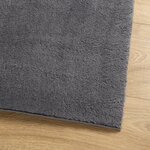 vidaXL Tapis HUARTE à poils courts doux et lavable anthracite 80x200cm