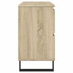 vidaXL Armoire salle de bain chêne sonoma 80x33x60cm bois d'ingénierie