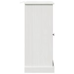 vidaXL Cabinet de salle de bain Blanc antique 37 x 34 x 80 cm