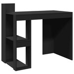vidaXL Bureau noir 103 5x56 5x94 cm bois d'ingénierie